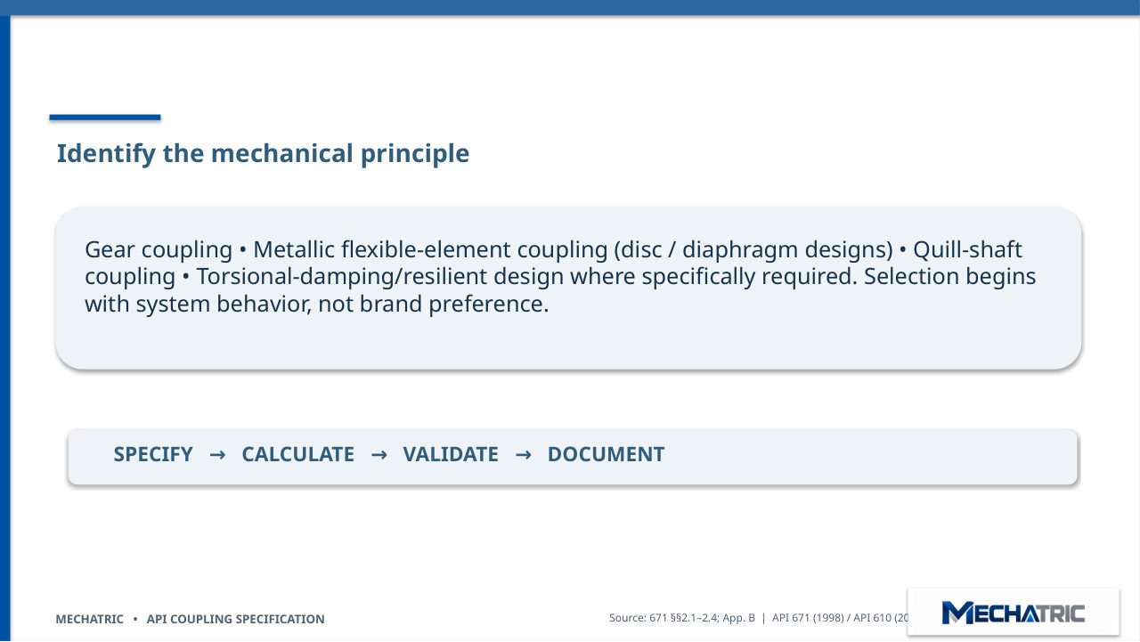 Engineering Specification of API Couplings - API 671 & API 610 - slide 6 of 41
