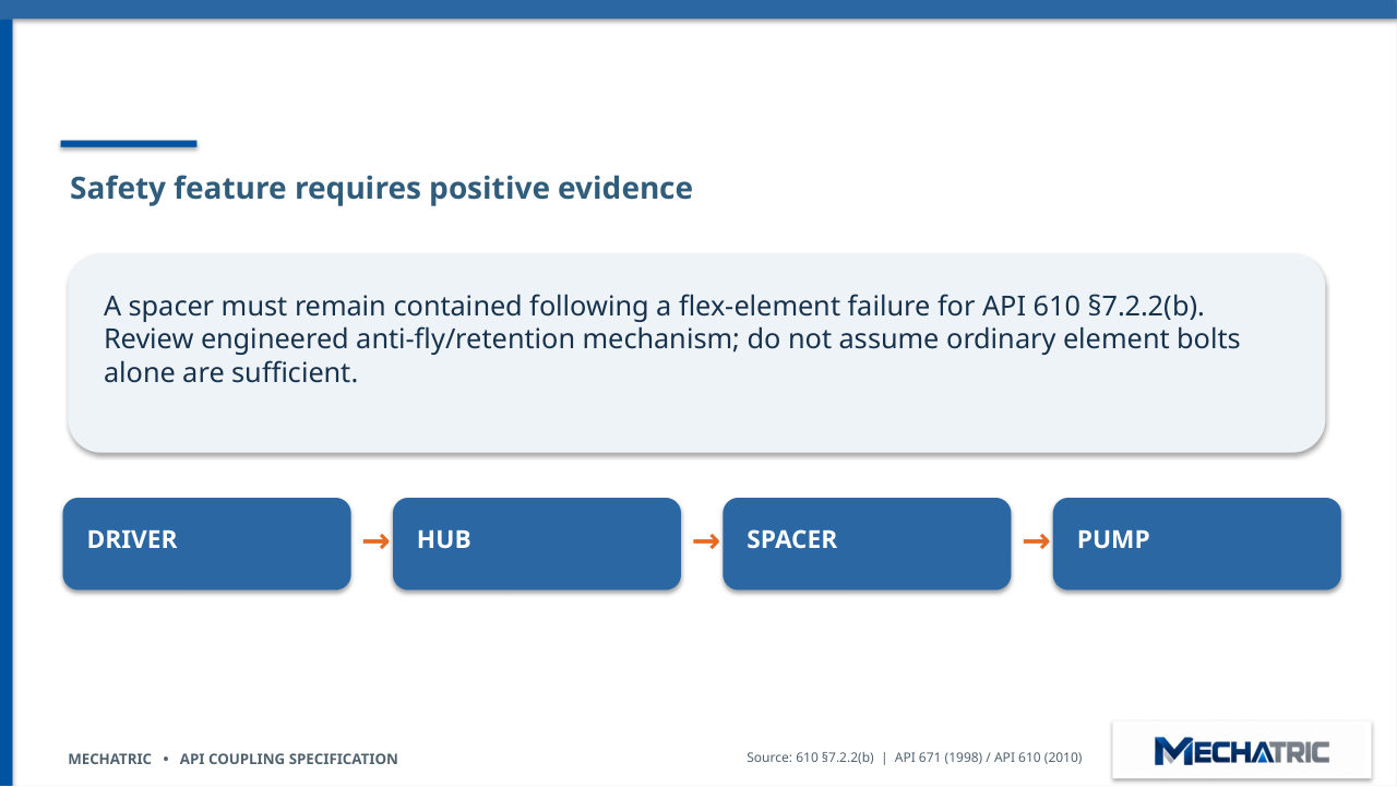 Engineering Specification of API Couplings - API 671 & API 610 - slide 21 of 41
