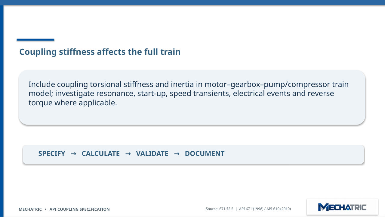 Engineering Specification of API Couplings - API 671 & API 610 - slide 25 of 41