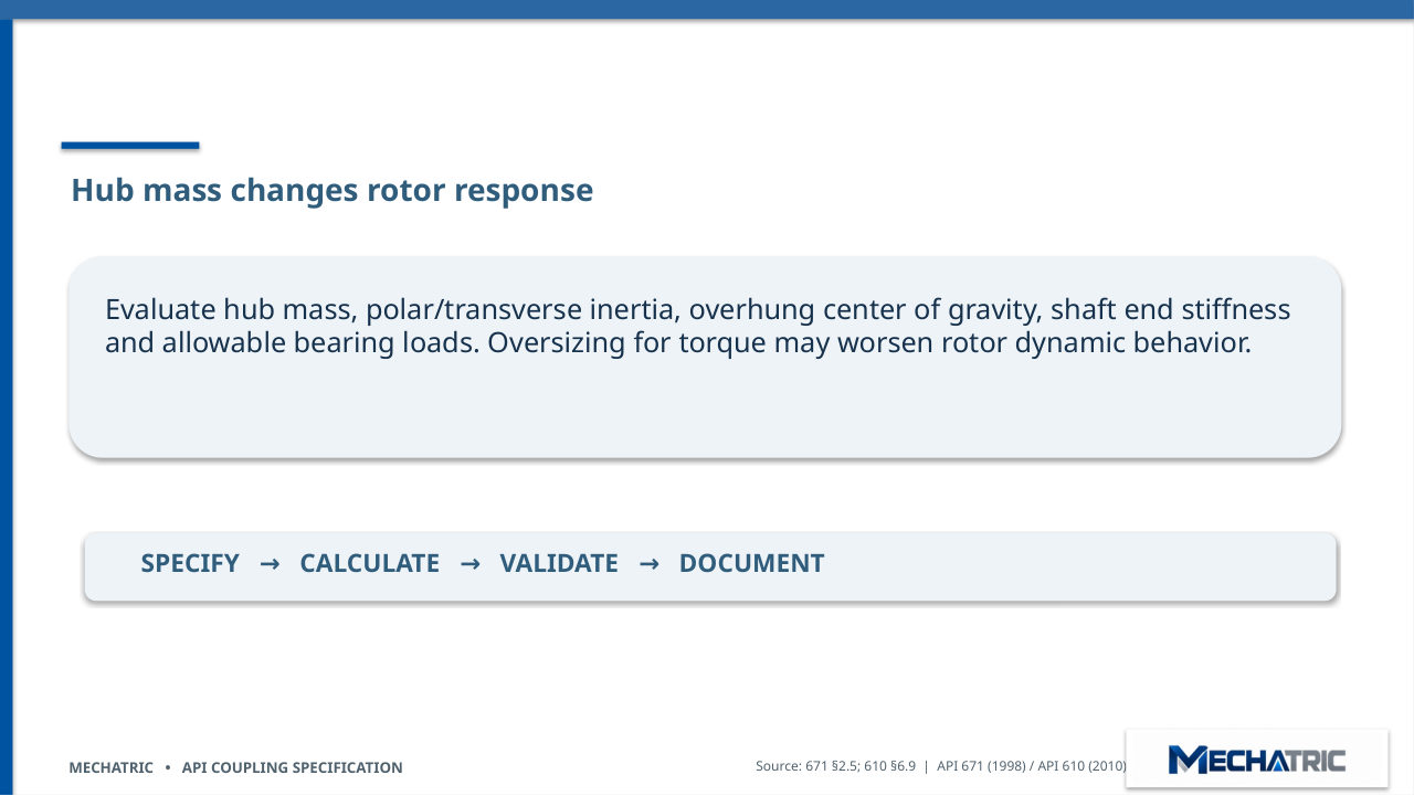 Engineering Specification of API Couplings - API 671 & API 610 - slide 26 of 41