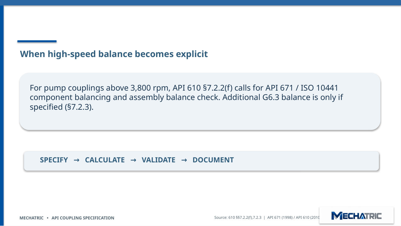 Engineering Specification of API Couplings - API 671 & API 610 - slide 28 of 41