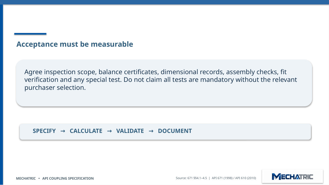 Engineering Specification of API Couplings - API 671 & API 610 - slide 34 of 41