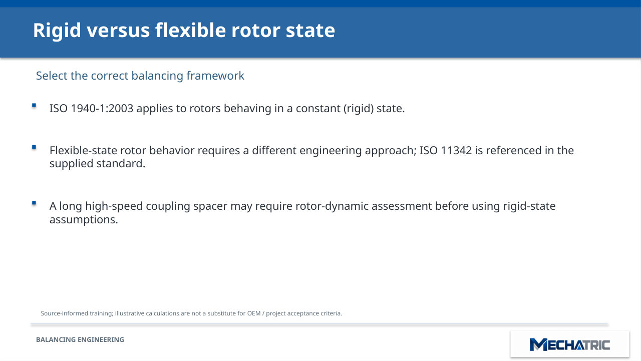Rotor & Coupling Balancing - ISO 1940-1 Masterclass - slide 10 of 41