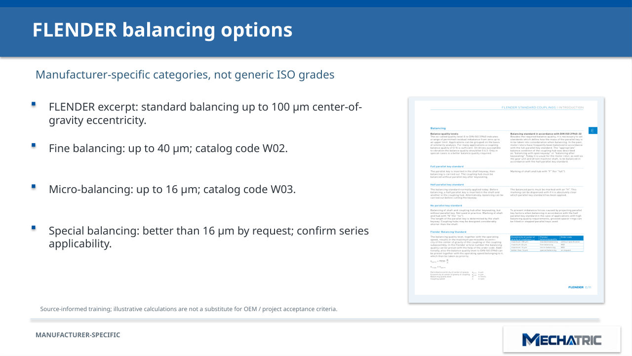 Rotor & Coupling Balancing - ISO 1940-1 Masterclass - slide 30 of 41
