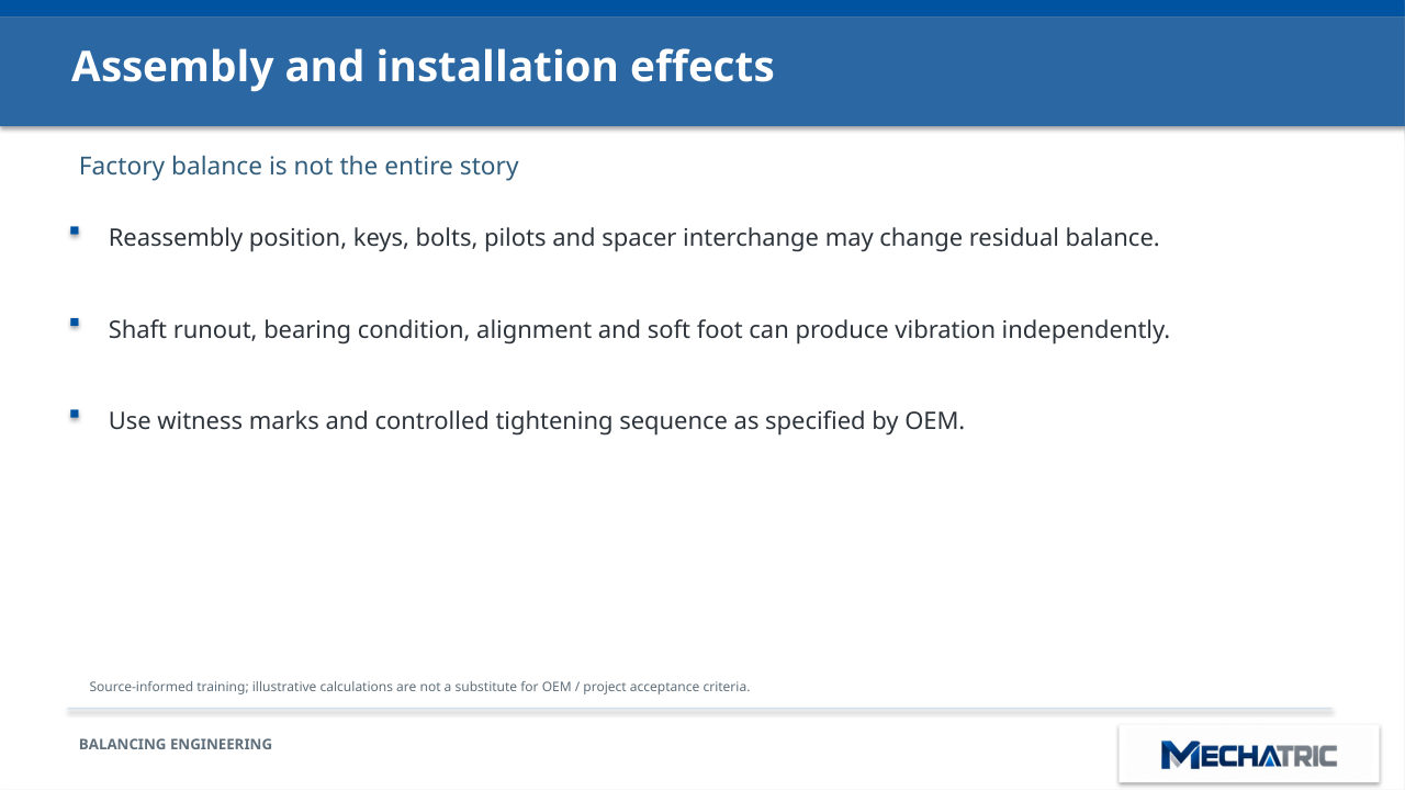 Rotor & Coupling Balancing - ISO 1940-1 Masterclass - slide 37 of 41
