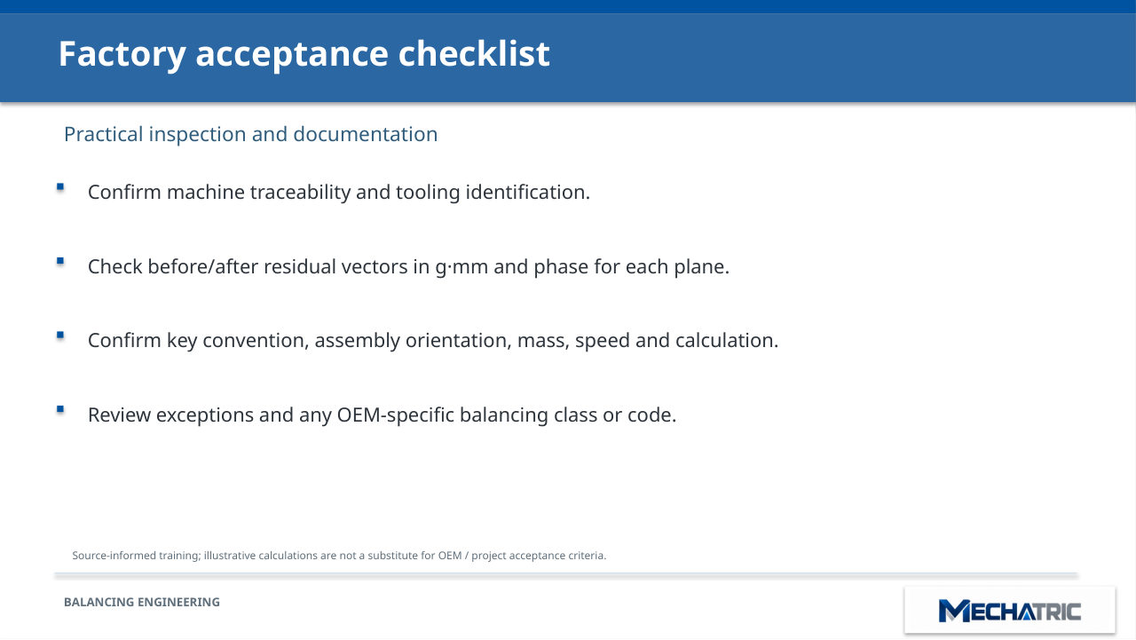Rotor & Coupling Balancing - ISO 1940-1 Masterclass - slide 39 of 41