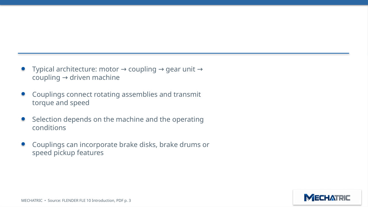 FLENDER Couplings - Technical Introduction & Engineering Selection - slide 3 of 41