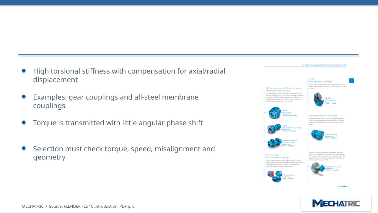FLENDER Couplings - Technical Introduction & Engineering Selection - slide 6 of 41