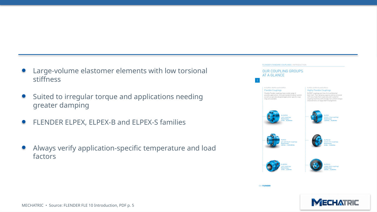 FLENDER Couplings - Technical Introduction & Engineering Selection - slide 8 of 41