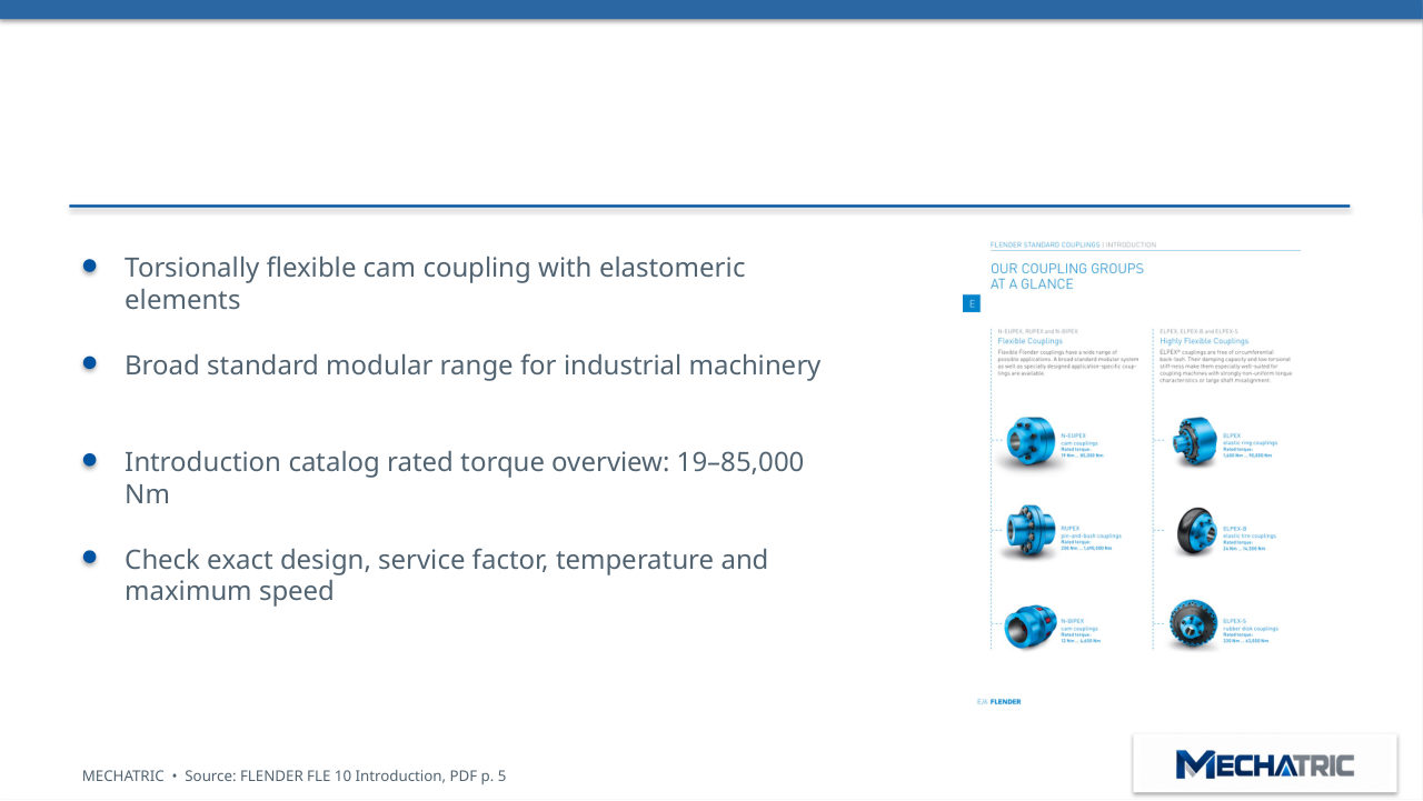 FLENDER Couplings - Technical Introduction & Engineering Selection - slide 10 of 41
