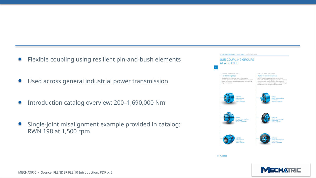 FLENDER Couplings - Technical Introduction & Engineering Selection - slide 11 of 41