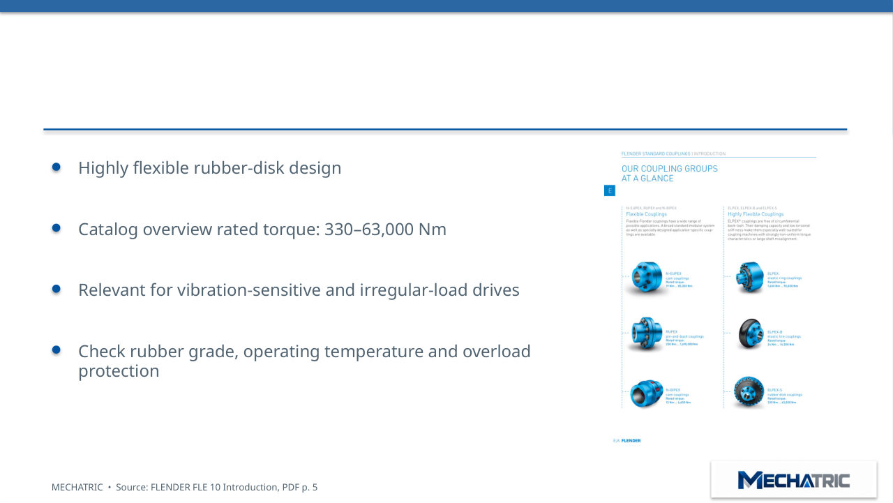 FLENDER Couplings - Technical Introduction & Engineering Selection - slide 15 of 41