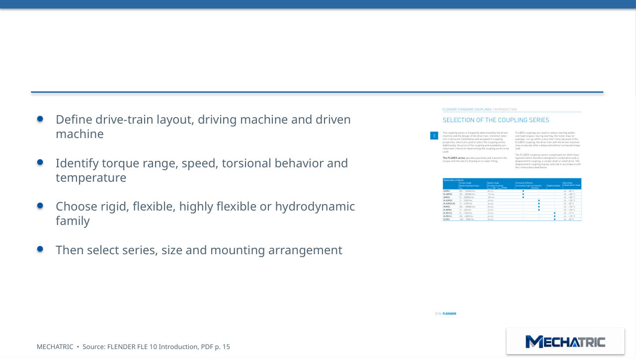 FLENDER Couplings - Technical Introduction & Engineering Selection - slide 30 of 41
