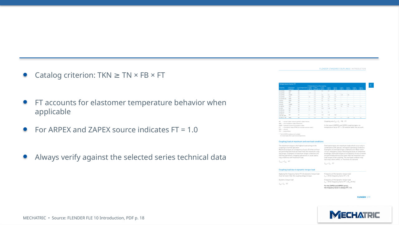 FLENDER Couplings - Technical Introduction & Engineering Selection - slide 34 of 41