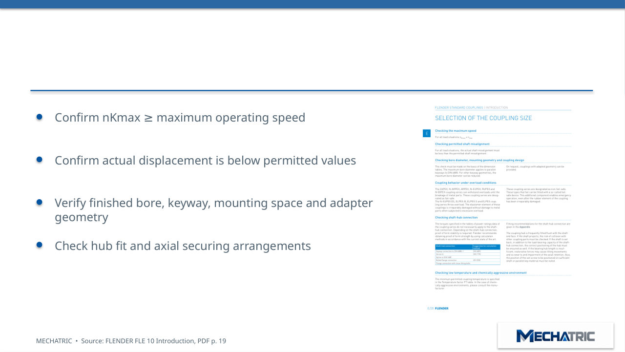 FLENDER Couplings - Technical Introduction & Engineering Selection - slide 36 of 41