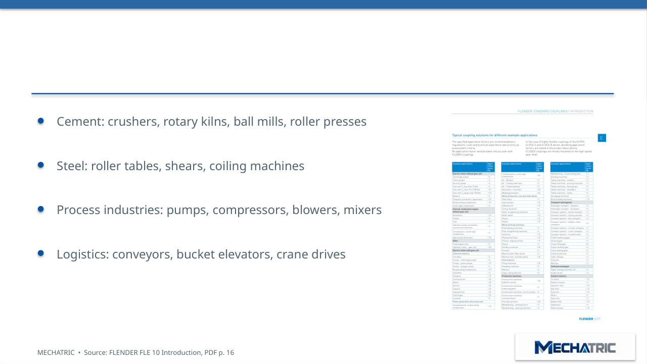 FLENDER Couplings - Technical Introduction & Engineering Selection - slide 38 of 41