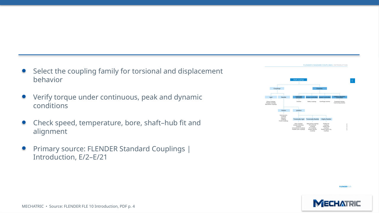 FLENDER Couplings - Technical Introduction & Engineering Selection - slide 40 of 41