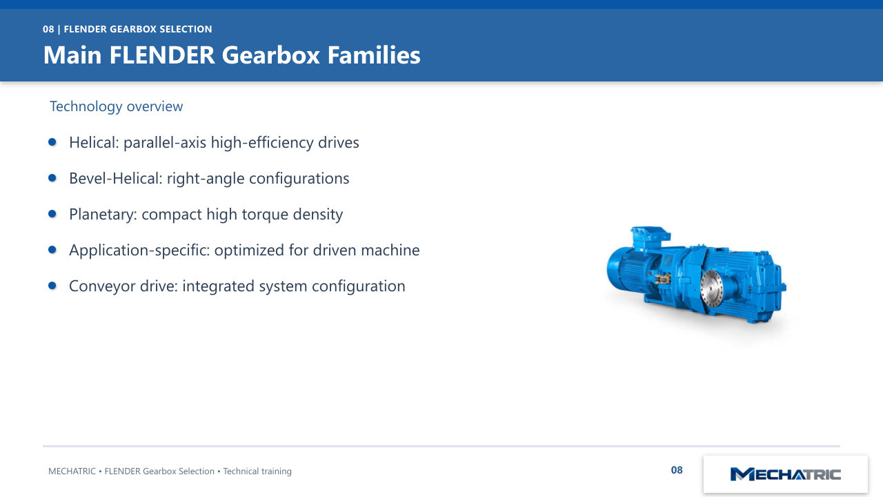 FLENDER Industrial Gearbox Selection - slide 8 of 52