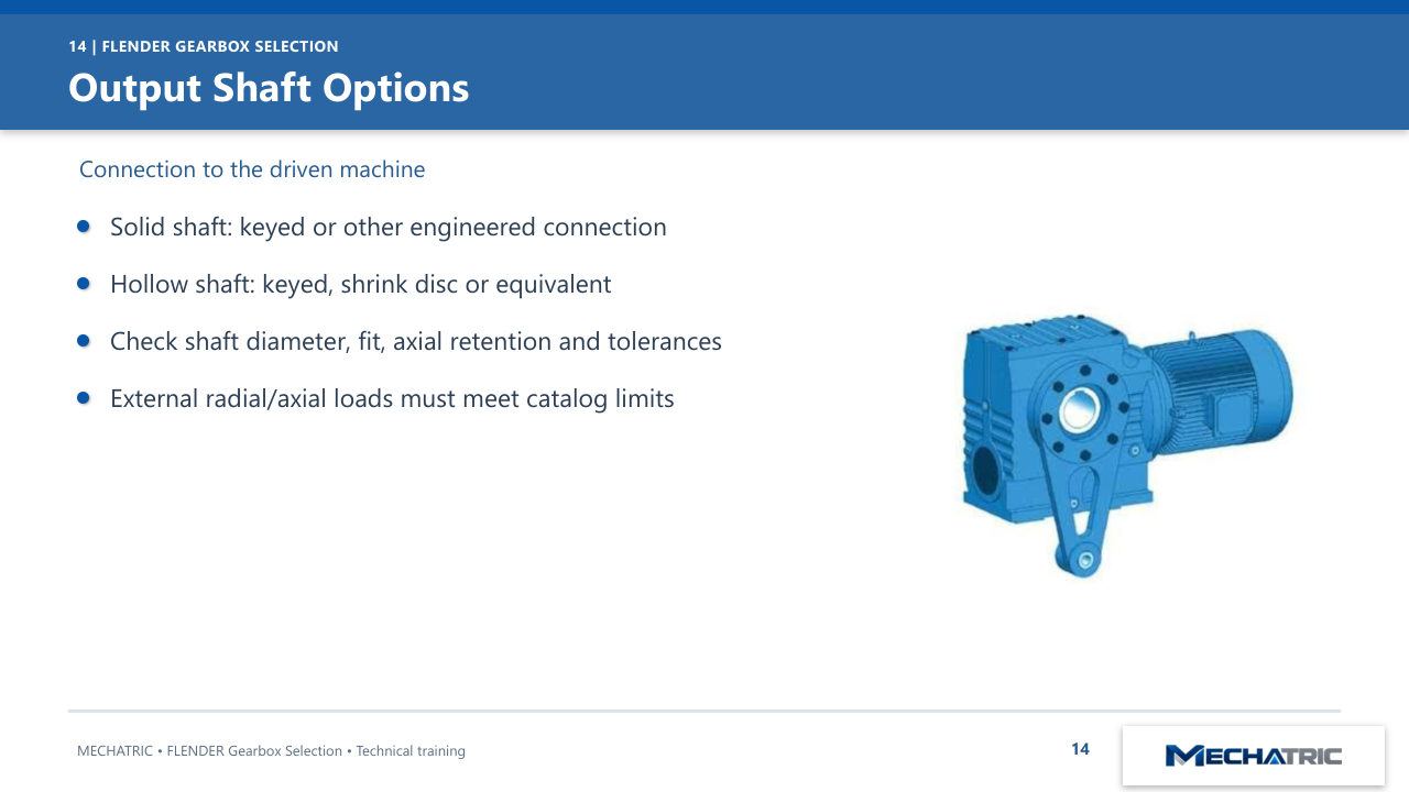 FLENDER Industrial Gearbox Selection - slide 14 of 52