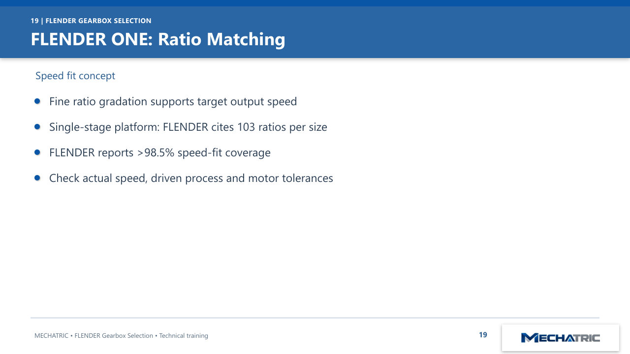 FLENDER Industrial Gearbox Selection - slide 19 of 52