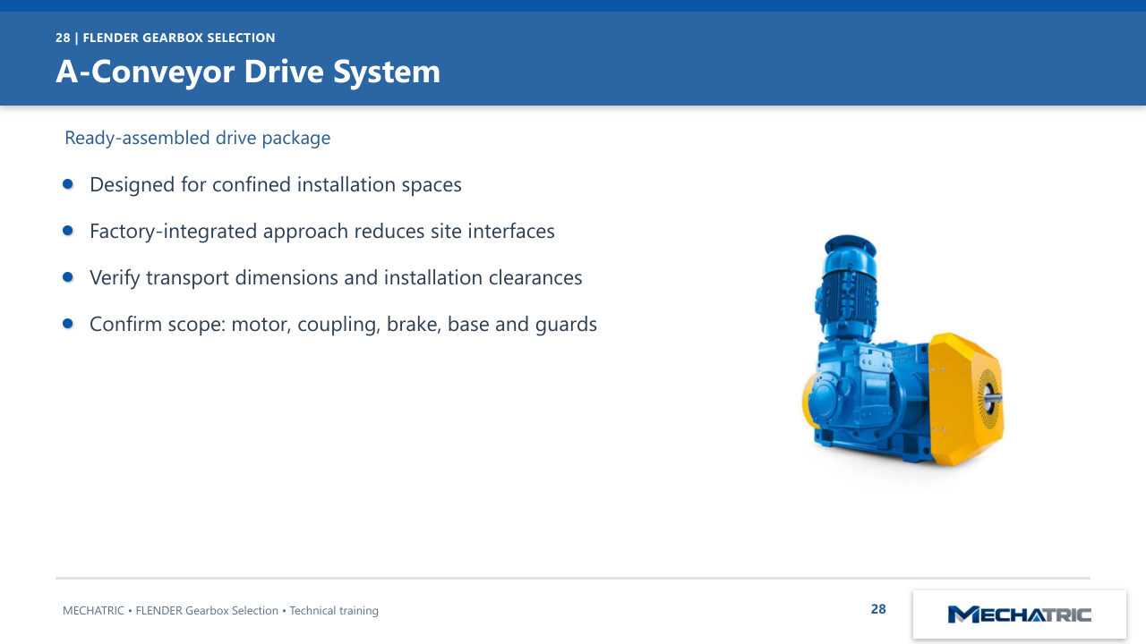 FLENDER Industrial Gearbox Selection - slide 28 of 52