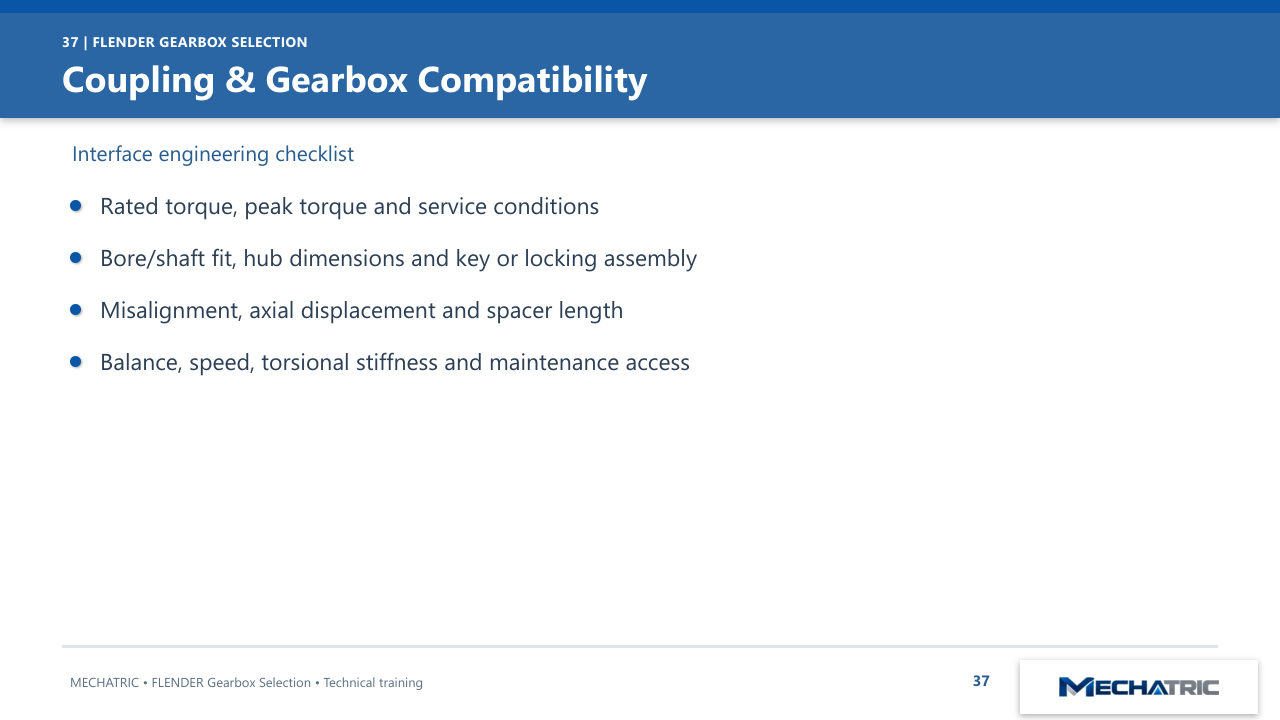 FLENDER Industrial Gearbox Selection - slide 37 of 52