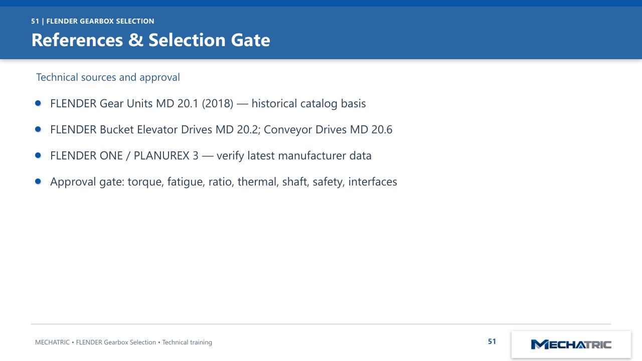 FLENDER Industrial Gearbox Selection - slide 51 of 52