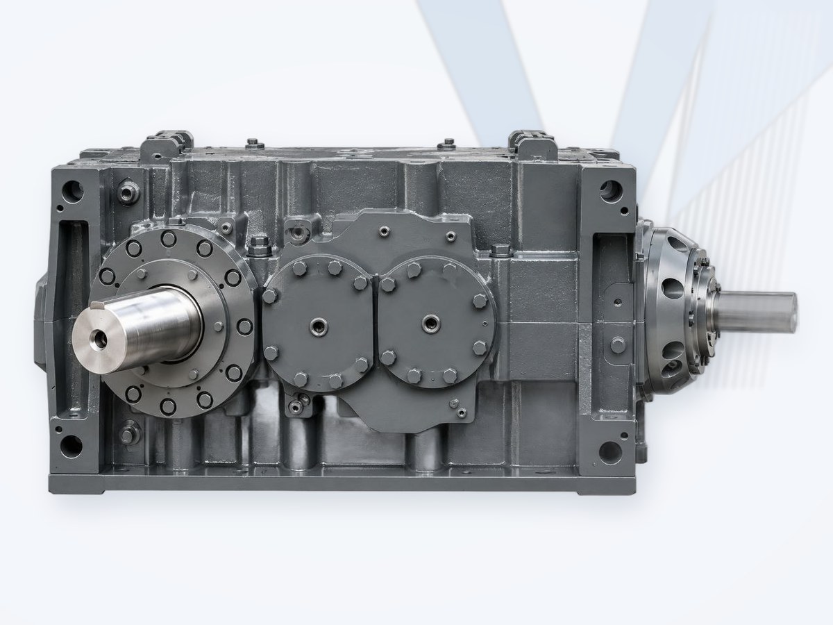 Industrial parallel-shaft gear unit