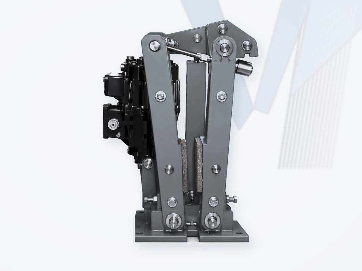 Industrial electro-hydraulic thruster drum brake
