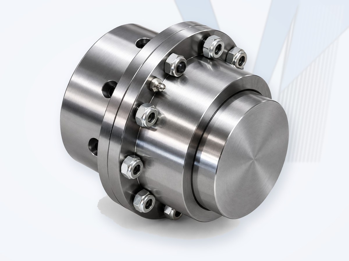 MAINA gear coupling with flanged sleeves and bolted flange