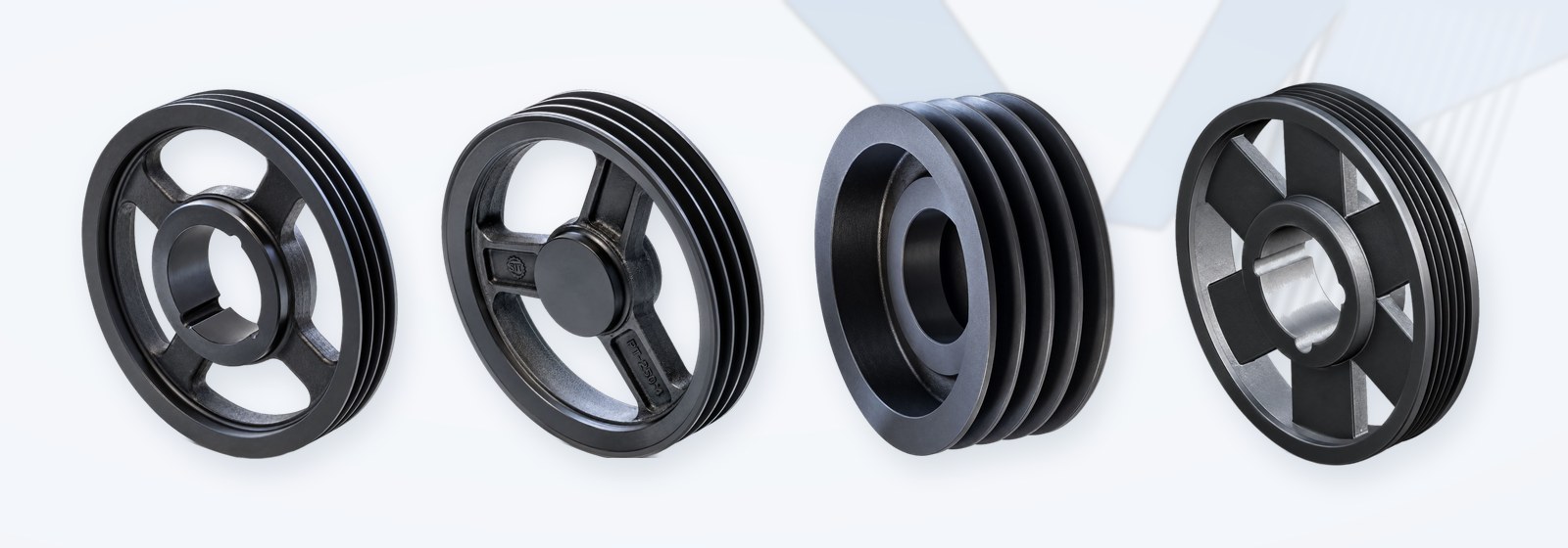 Industrial cast iron V-belt pulleys - standard and special designs