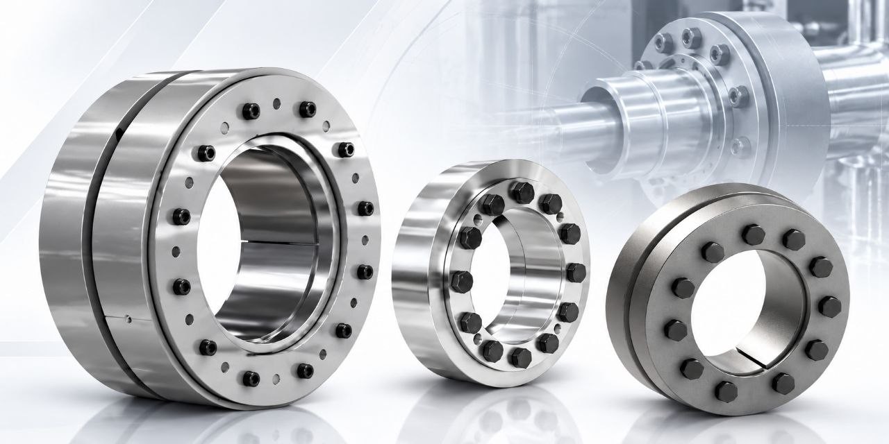 Shrink discs for hollow shaft and hub connections