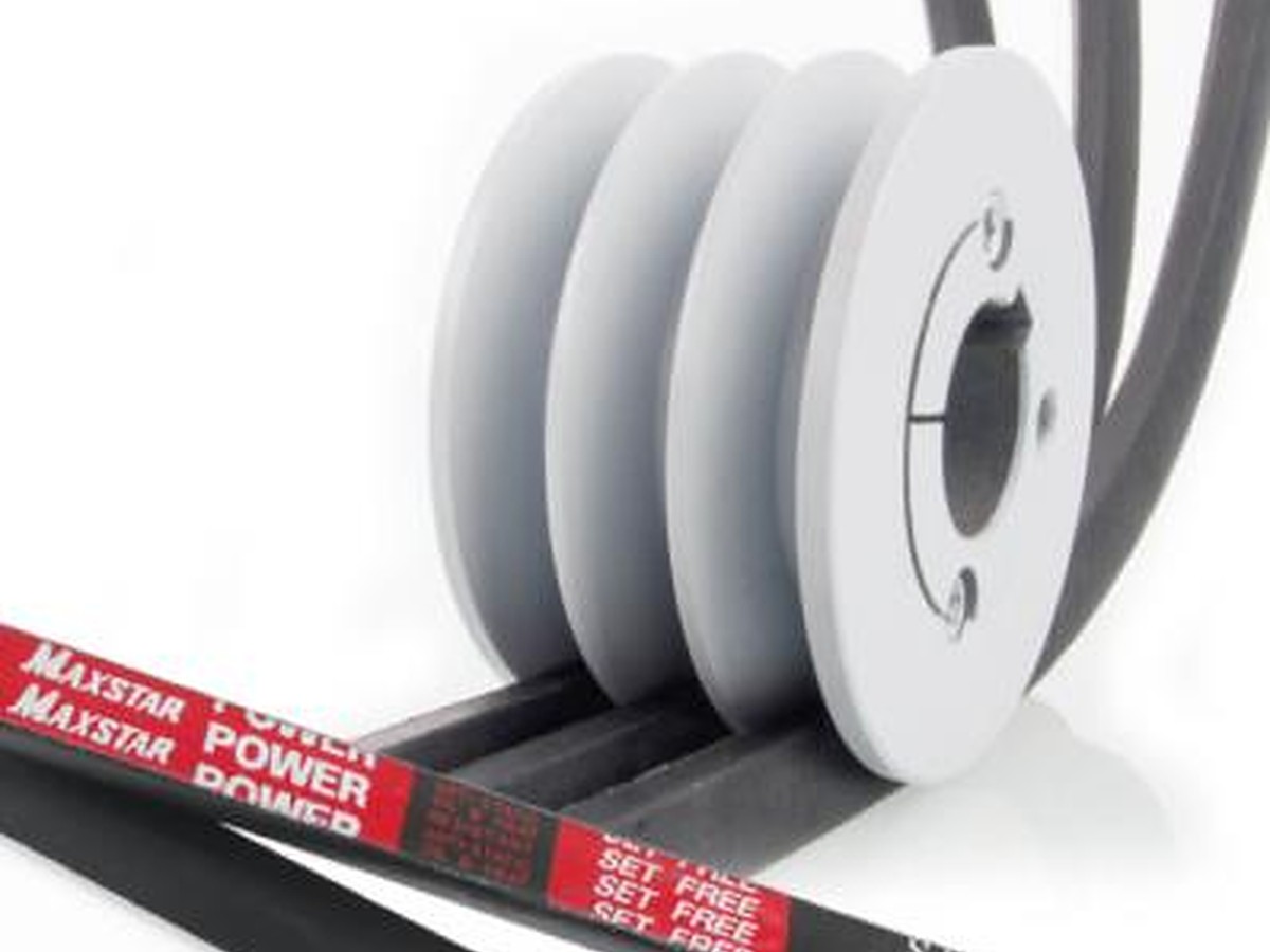 SIT MAXSTAR POWER premium wrapped narrow V-belt on a pulley