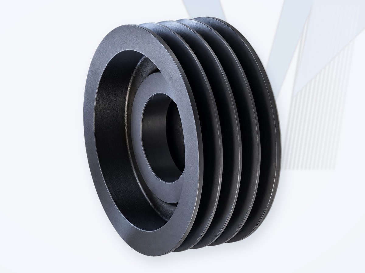 SIT PCT V-belt pulley for locking assembly mounting, cast iron, multi-groove