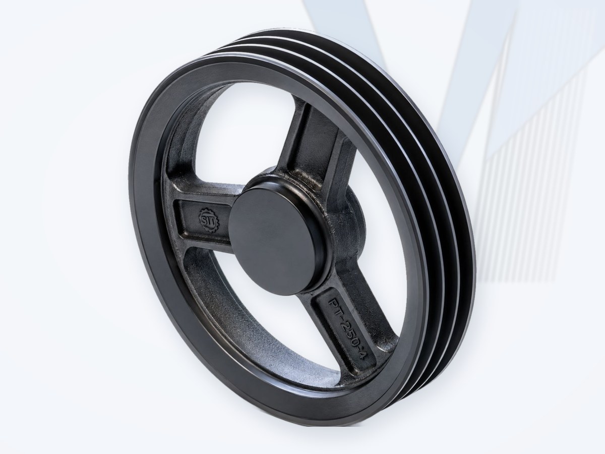 SIT PT solid hub V-belt pulley, cast iron, multi-groove
