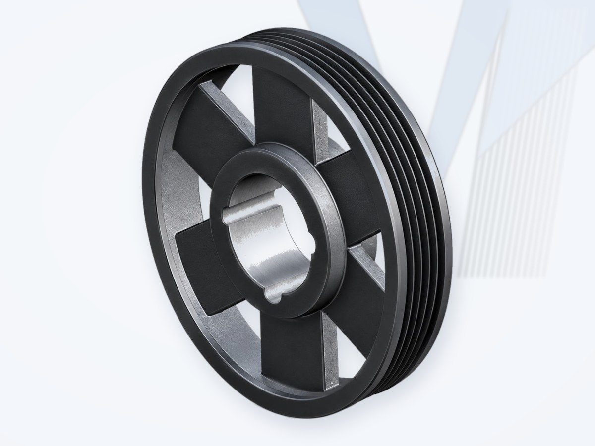 SIT PYB Poly-V pulley with taper bush bore