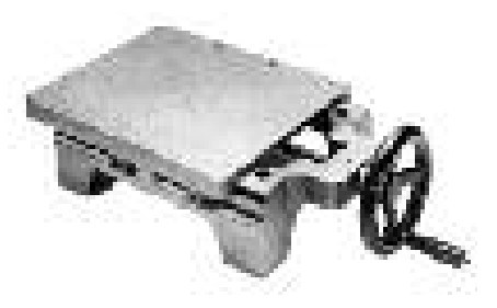SIT TV909 cast iron motor base with dovetail guides and handwheel screw adjustment