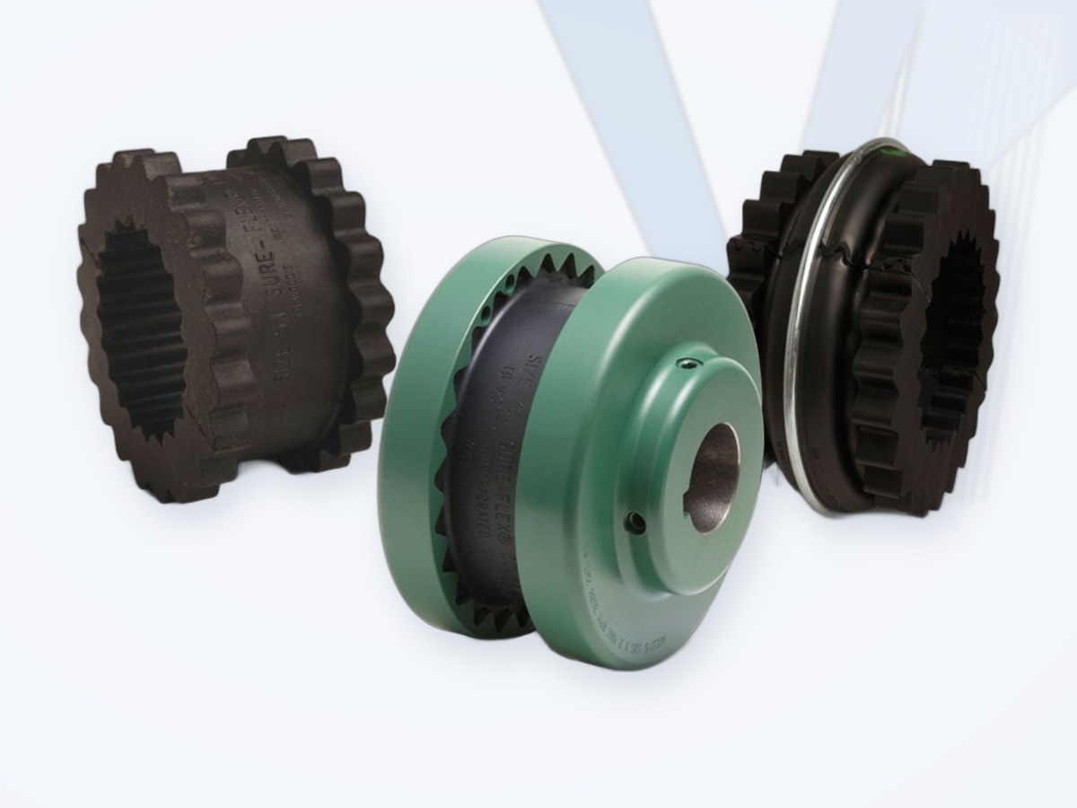 TB Wood's Sure-Flex Plus elastomeric sleeve coupling