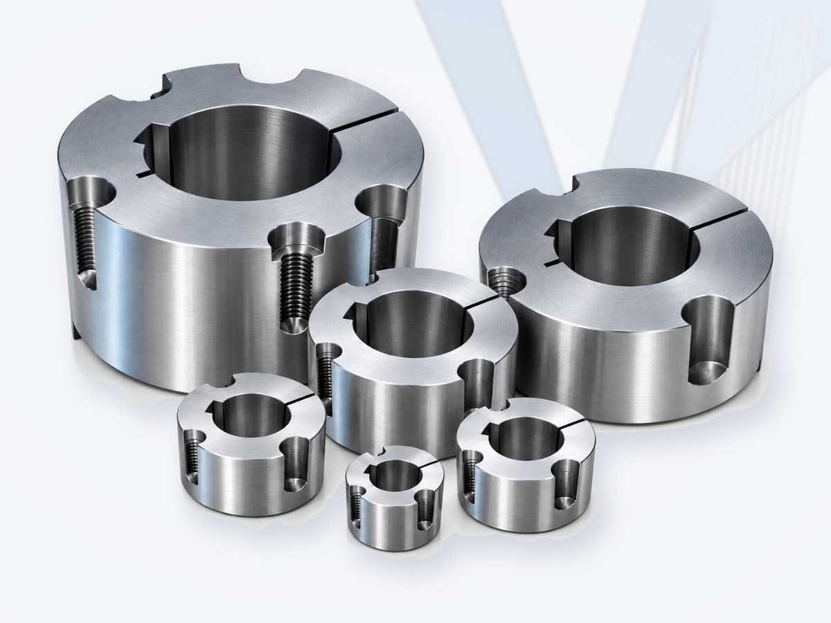 Split taper bushes in different sizes